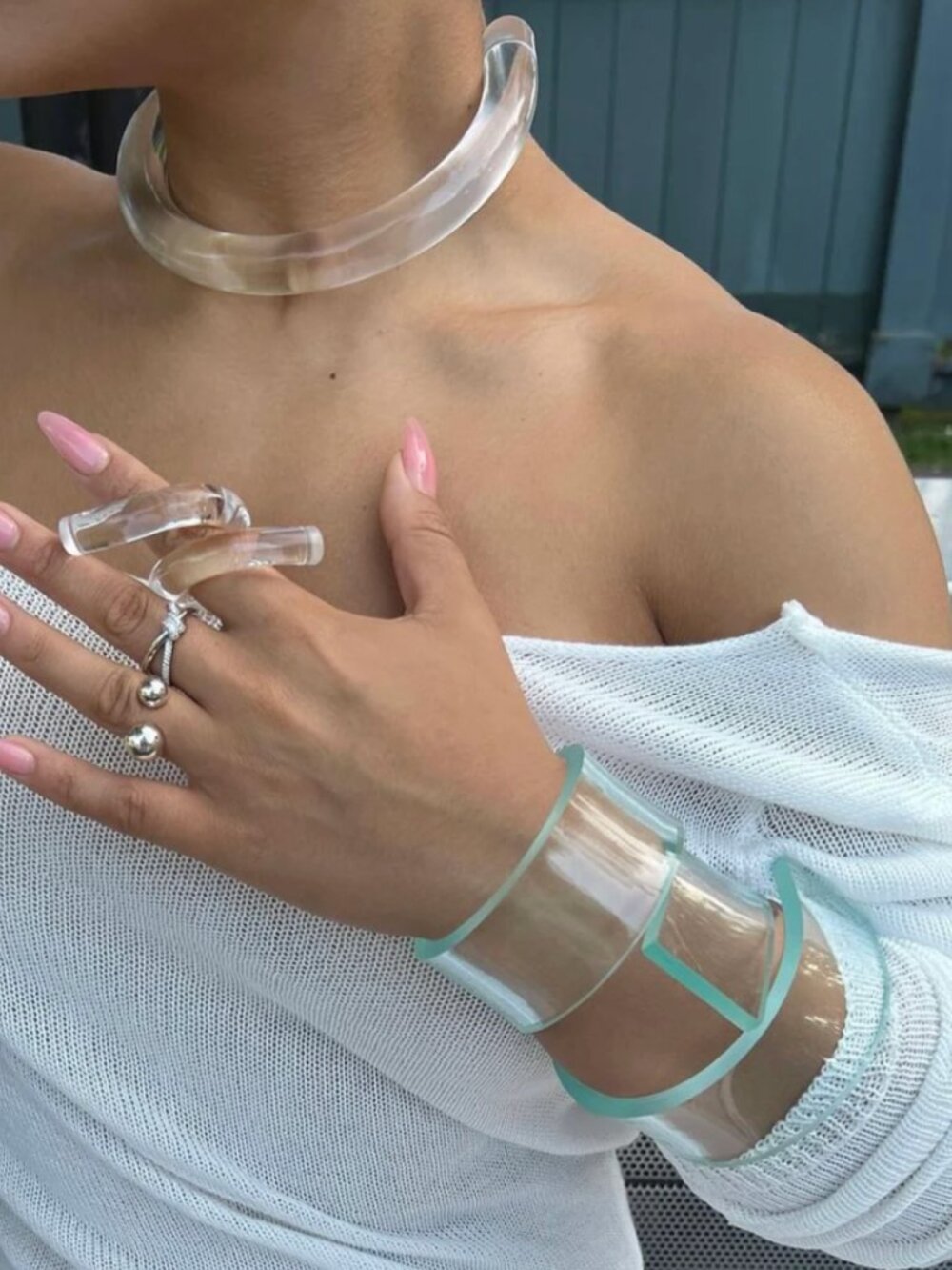 BERNA PECI JEWELRY - 2 pc set - choker & bangle